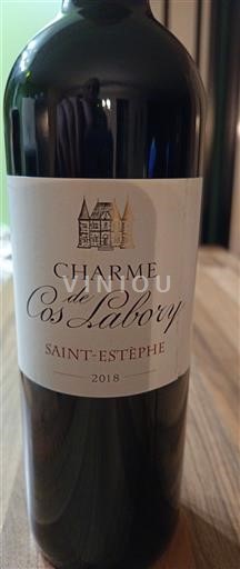 Bordeaux Saint-Estèphe Cos Labory Charme de Cos Labory 2018
