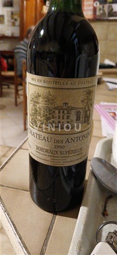Bordeaux Bordeaux supérieur Château S Antonins 1990