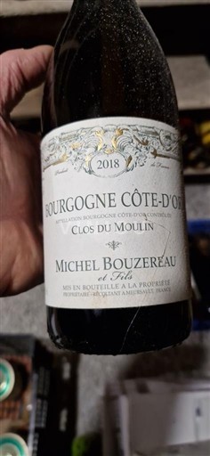 Borgoña Borgoña Côte d'Or Michel Bouzereau et Fils Clos du Moulin 2018