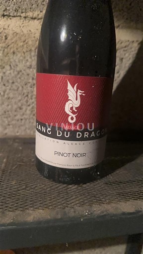 Alsace Pinot noir Grand Cru François Baur Sang du dragon 2018