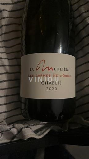 Bourgogne Chablis Domaine La Meulière Les Larmes de l'Oubli 2020