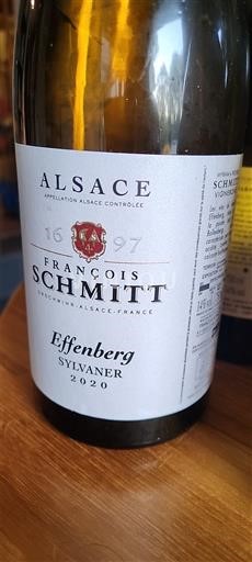 Alsacia François Schmitt Effenberg Sylvaner 2020