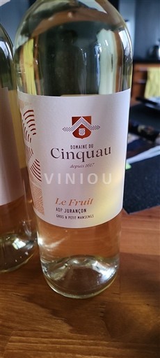 Southwest Jurançon Domaine Cinquau Le Fruit 2022