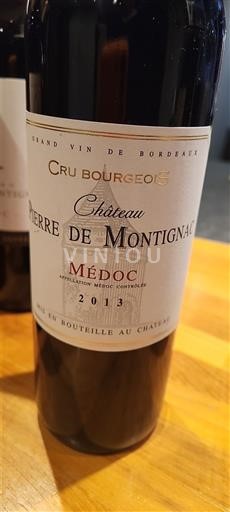 Bordeaux Médoc Cru Bourgeois Pierre de Montignac 2013