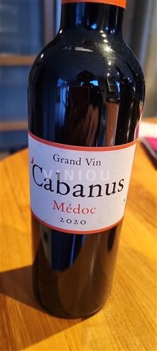 Bordéus Médoc Cabanus 2020