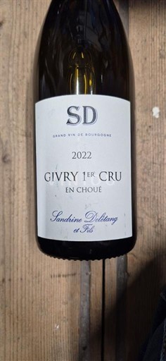 Burgundy Not Specified Premier Cru Sandrine Delétang et Fils En Choue 2022