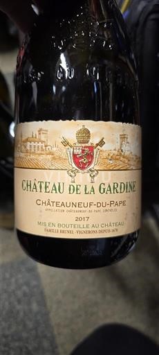 Valle del Ródano Châteauneuf-du-Pape. Château La Gardine 2017