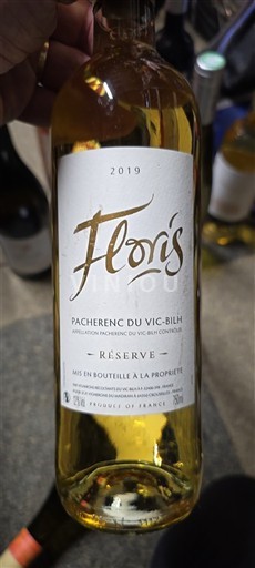 Sydvestfrankrig Pacherenc-du-vic-bilh Floris Réserve 2019