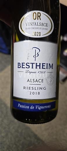 Elsass Riesling Bestheim 2018