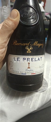 Valle del Rodano Côtes-du-rhône-villages Bernard Magrez Le Prelat 2018