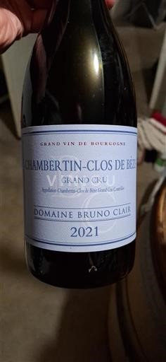Bourgogne Chambertin-Clos-de-Bèze Grand Cru Domaine Bruno Clair 2021