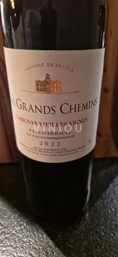 Languedoc No especificado Les Grands Chemins Carignan Vieilles Vignes 2022