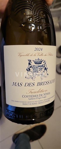 Thung lũng Rhône Costières-de-nîmes Mas des Bressades Tradition 2024