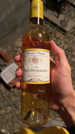 Bordeaux Sauternes Clos Haut-Peyraguey 2016