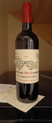 Bordeaux Saint-Georges-Saint-Émilion Château St. Georges 2023