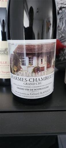 Borgoña Charmes-chambertin Grand Cru Gérard Raphet 2016