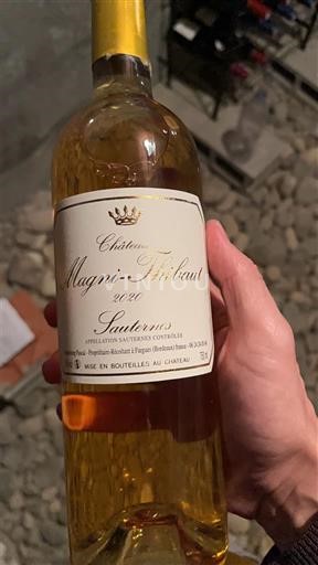 Vina Blanc liquoreux Château Magni-Tribaut 2020 Francija Bordeaux Sauternes AOC