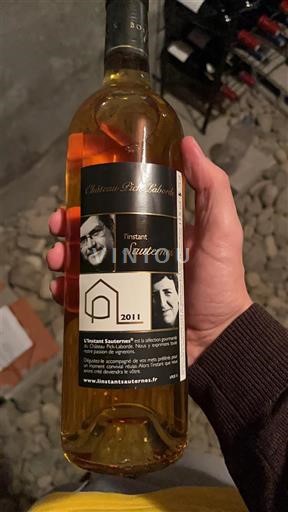 Bordeaux Sauternes Château Pick-Laborde L'instant Sauternes 2011