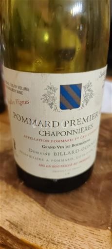Borgoña Pommard Premier Cru Domaine Billard-Gonnet Pommard Premier Chaponnières 2008
