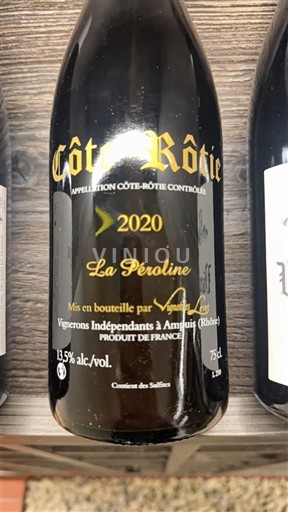 Rhône Valley Côte-Rôtie Vignobles Cuilleron La Pérolines 2020