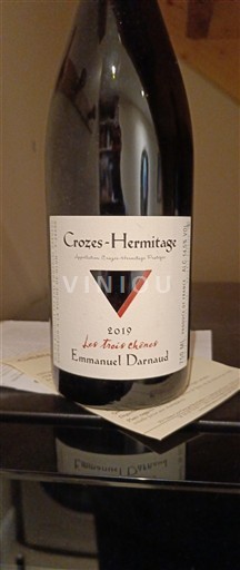 Rhône-dalen Crozes-Hermitage Emmanuel Darnaud Les Trois Chênes 2019