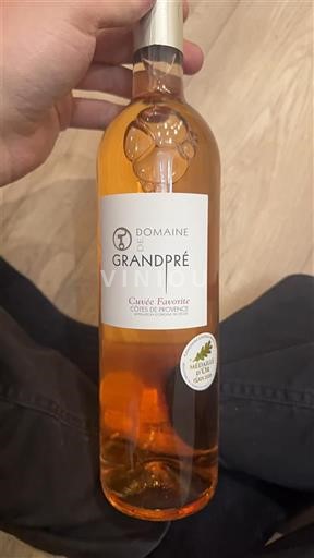 Provence Côtes-de-Provence Domaine Grandpré Favorite 2019