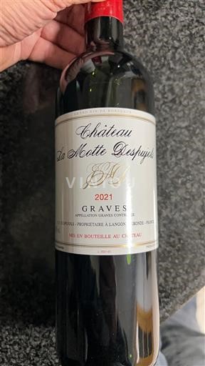 Bordeaux Graves Château La Motte Despujols 2021