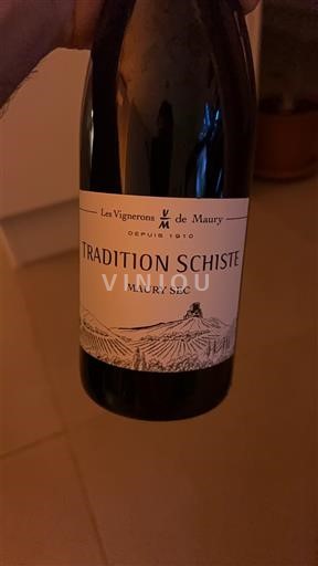 Roussillon Maury Sec Les Vignerons de Maury Tradition Schiste 2023