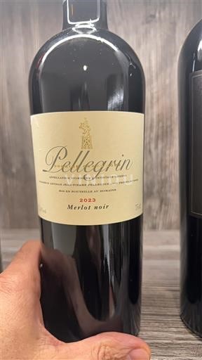 Víno Rouge sec Merlot noir Pellegrin 2023 Francie Bordeaux AOC
