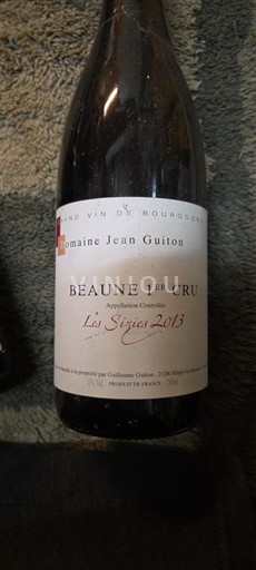 Bourgondië Niet gespecificeerd Premier Cru Domaine Jean Guion Les Sizies 2013