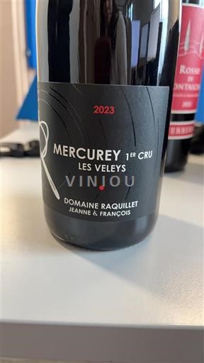 Burgundi Mercurey Premier Cru Domaine Raquillet Les Veleys 2023