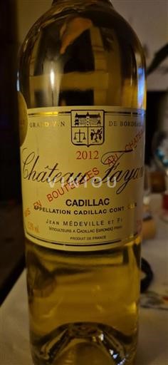 Bordeaux Cadillac Château Fayau 2012