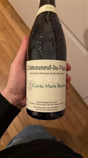 Valle del Ródano Châteauneuf-du-Pape. Henri Bonneau & Fils Marie Beurrier 2016