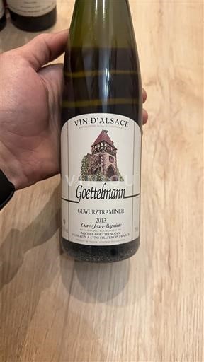 Víno Blanc sec Cuvée Anton Burger Goettelmann 2013 Francie Alsasko Nespecifikováno AOC