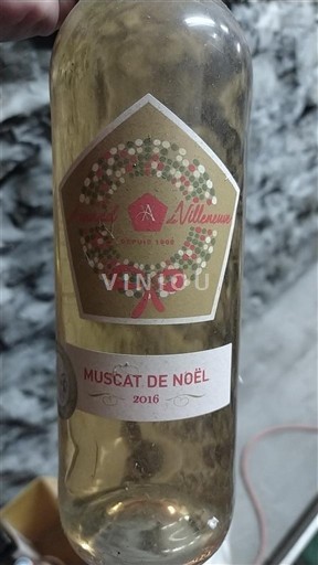 Roussillon Muscat de Rivesaltes Les Vignobles du Rivesaltais Muscat de Noël 2016