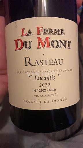 Valle del Rodano Rasteau La Ferme du Mont Lucantis 2022