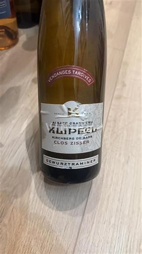 Alsazia Non specificato Grand Cru Klipfel Kirchberg de Barr Clos Zisser 2015