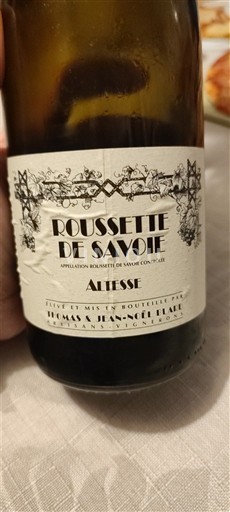 Saboya y Bugey Roussette de Saboya Thomas & Jean-Noël Blard Altesse 2024
