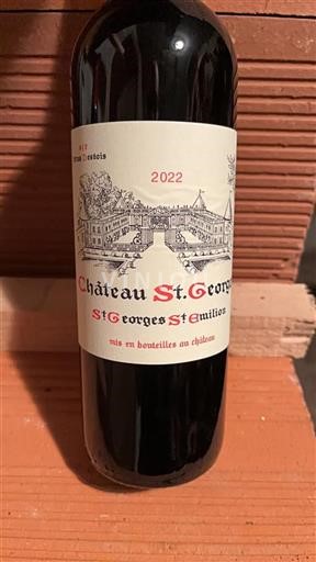 Bordeaux Saint-Georges-Saint-Émilion Château Saint Georges 2022