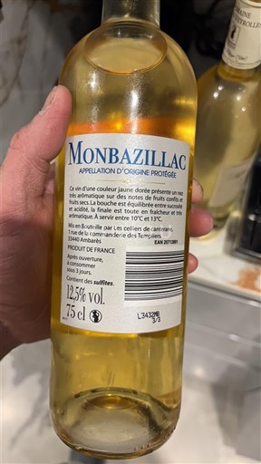 Sydvestfrankrig Monbazillac Sainte-Sabine Ikke årgangsbestemt