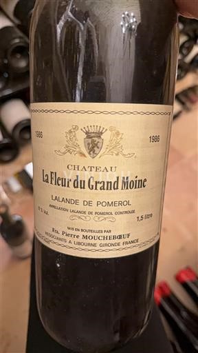 Burdeos Lalande-de-Pomerol Château La Fleur du Grand Moine 1986