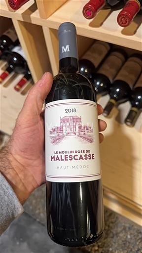 Bordeaux Haut-Médoc Malescasse Le Moulin Rose de Malescasse 2018