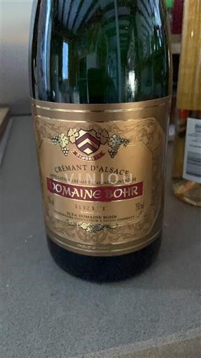 Alsace Crémant d'Alsace Domaine Bohr Không niên vụ