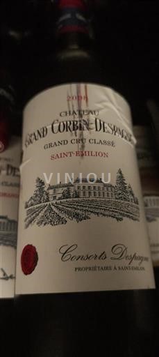 Bordeaux Saint-Émilion Grand Cru Château Grand Corbin-Despagne 2004