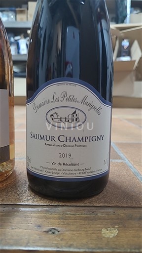 Loirevallei Saumur-champigny Domaine Les Petites Marigottes 2019