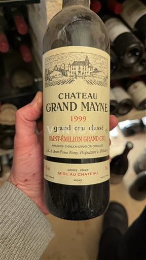 Bordeaux Saint-Émilion Grand Cru Grand Cru Classé Château Grand Mayne 1999