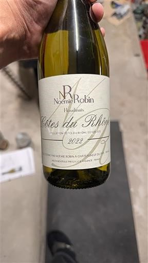 Rhônen laakso Côtes-du-rhône Noémie Robin Houdinols 2022