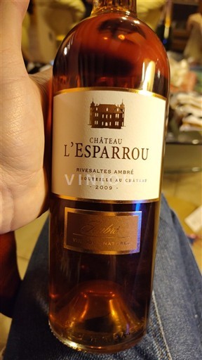 Roussillon Rivesaltes Château L'Esparrou 2009