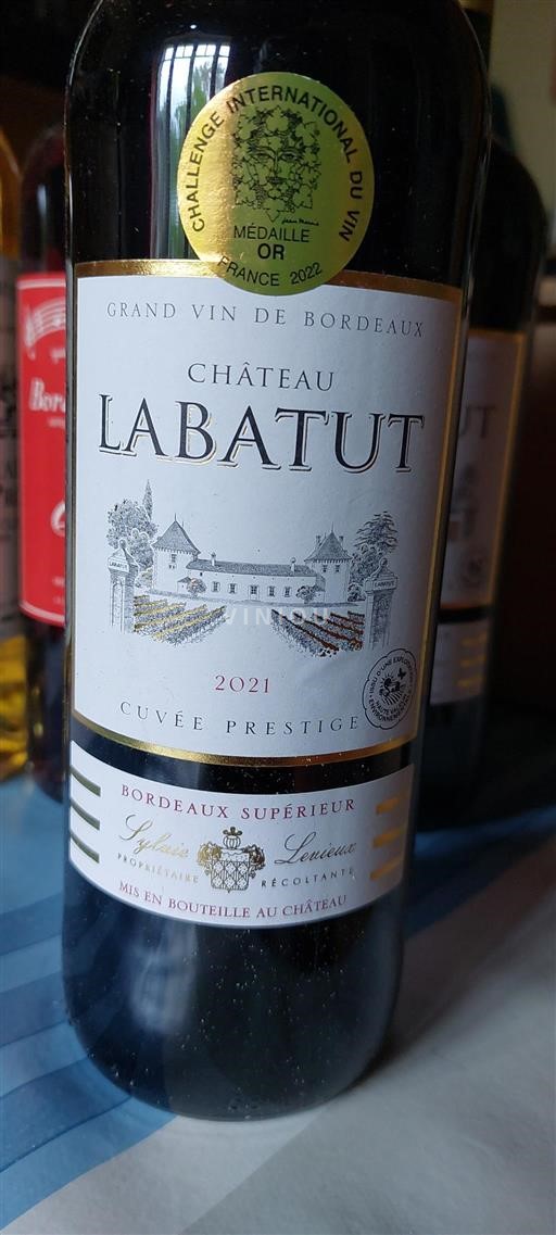 Bordeaux Bordeaux Supérieur Château Labatut Prestige 2021