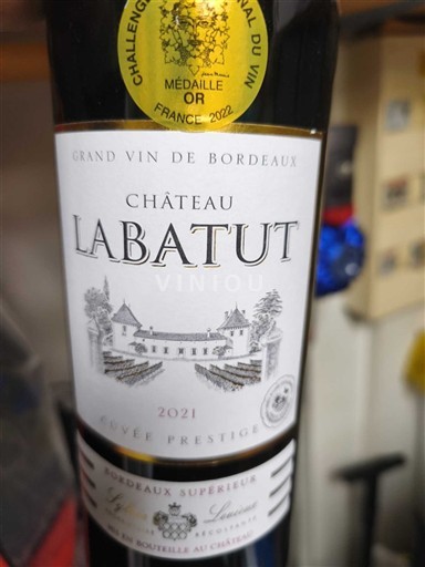 Bordeaux Bordeaux Supérieur Château Labatut Prestige 2021